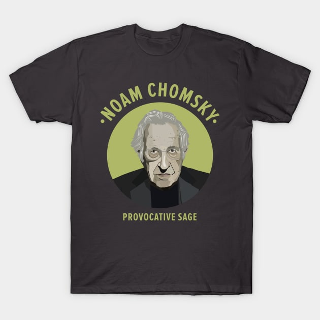 Unraveling Truth: The Intellectual Legacy of Noam Chomsky T-Shirt by Boogosh